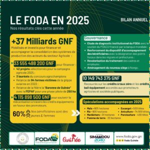 Un bilan annuel solide : les résultats marquants du FODA en 2025